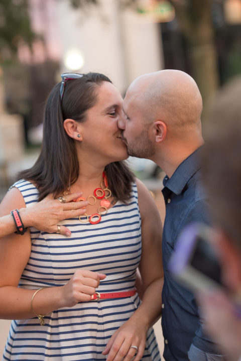 proposal kiss downtown ocala proposal
