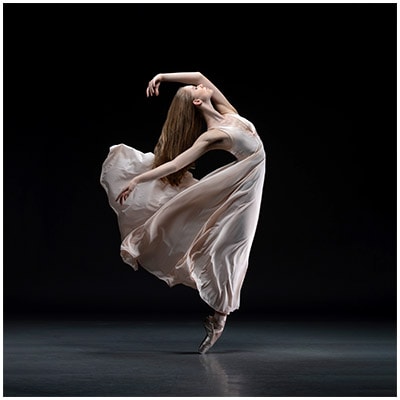 dance photographer dancer wearing olga gown